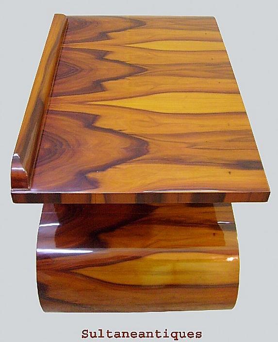 Sensational Art Deco S shaped table commode