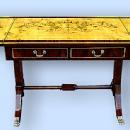 Louis Philippe style Sofa Table French Elm and Mahogany