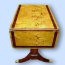 Louis Philippe style Sofa Table French Elm and Mahogany