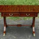Quality Regency style Sofa drop leaf table walnut/Elm