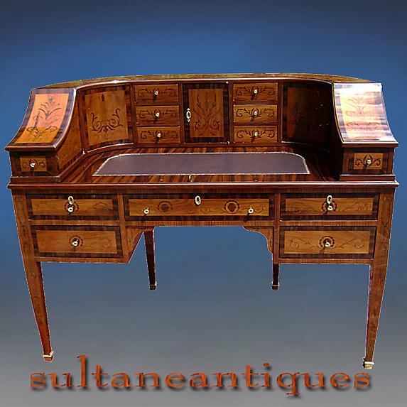 Imperial STUNNING hepplewhite style Carlton house Desk