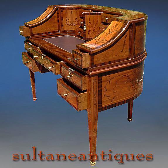 Imperial STUNNING hepplewhite style Carlton house Desk