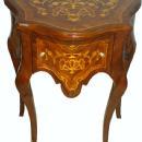 Aristocratic large Louis XV style marquetry side table