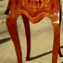 Aristocratic large Louis XV style marquetry side table