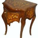 Aristocratic large Louis XV style marquetry side table