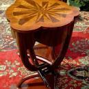 MAGNIFICENT PAIR of French Thonet style side tables