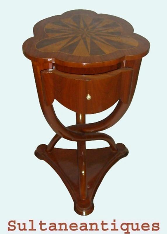 MAGNIFICENT French Thonet style side table