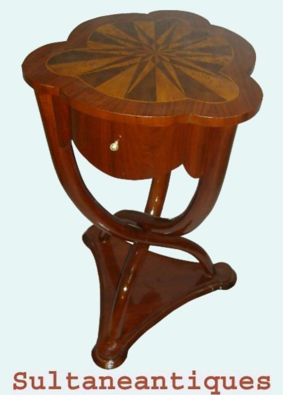MAGNIFICENT French Thonet style side table