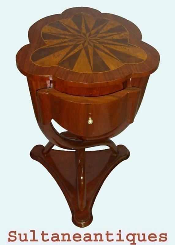 MAGNIFICENT French Thonet style side table