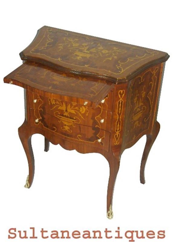 super elegant Louis XV style marquetry commode