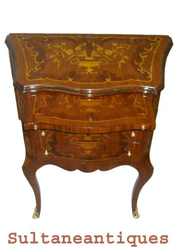 super elegant Louis XV style marquetry commode
