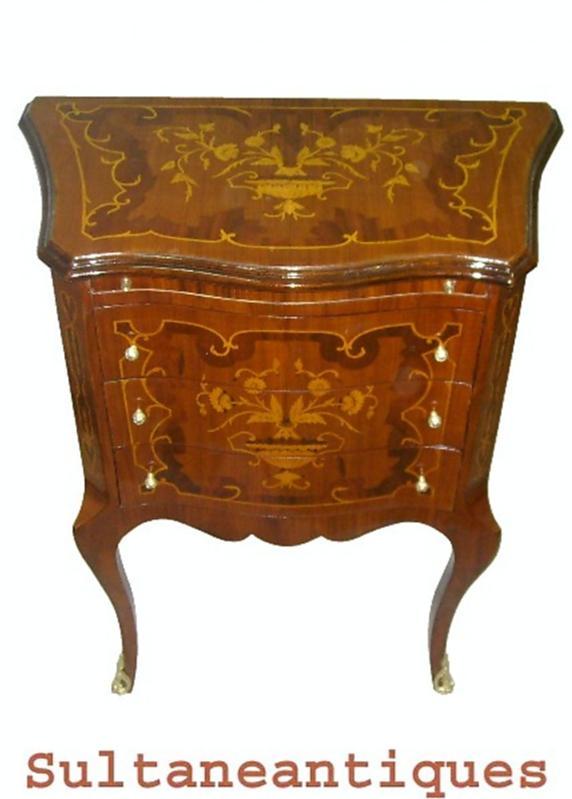 super elegant Louis XV style marquetry commode