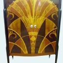 MASTERPIECE Cabinet-Bar in best Art Deco style