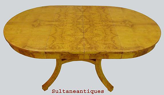SPECTACULAR Olivewood Biedermeier style Set 9 pieces