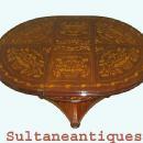 Royal 19th C. syle Marquetry extension centre table