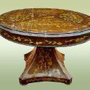 Royal 19th C. syle Marquetry extension centre table