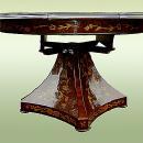 Royal 19th C. syle Marquetry extension centre table