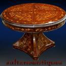 Royal 19th C. syle Marquetry extension centre table