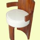 Unusual forms Art Deco style Rosewood Chair