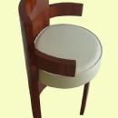Unusual forms Art Deco style Rosewood Chair