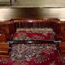 IMPORTANT Huge 74 INCHES burl Walnut Art Deco Desk