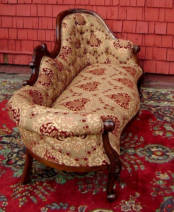Fine single end - RIGHT- Victorian Mahogany sofa
