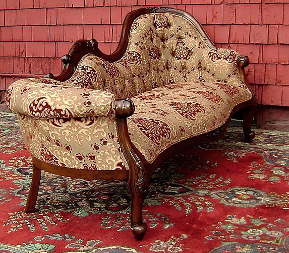 Fine single end - RIGHT- Victorian Mahogany sofa