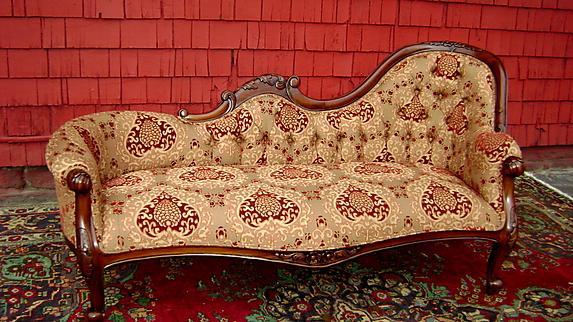 Fine single end - RIGHT- Victorian Mahogany sofa