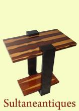 Classicc Art Deco style Rosewood side table