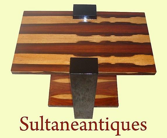 Classicc Art Deco style Rosewood side table