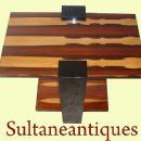 Classicc Art Deco style Rosewood side table