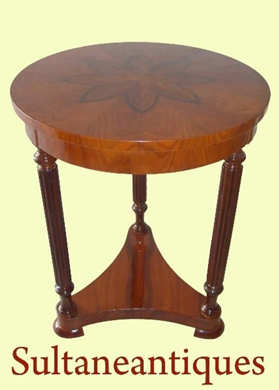 Most elegant rosewood biedermeier style side table
