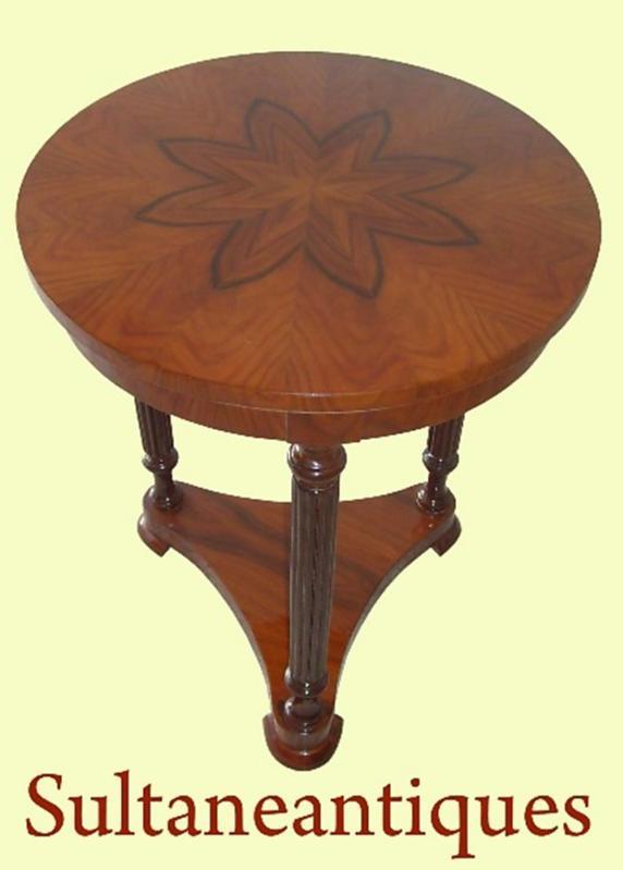 Most elegant rosewood biedermeier style side table