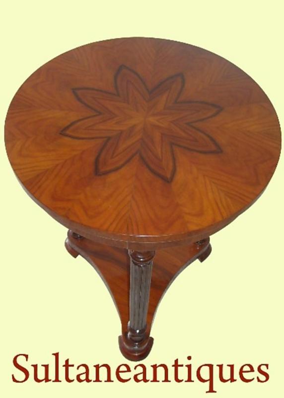Most elegant rosewood biedermeier style side table
