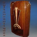 Classic Art Deco style rosewood marquetry Bar-cabinet