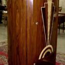 Classic Art Deco style rosewood marquetry Bar-cabinet