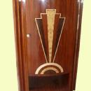 Classic Art Deco style rosewood marquetry Bar-cabinet