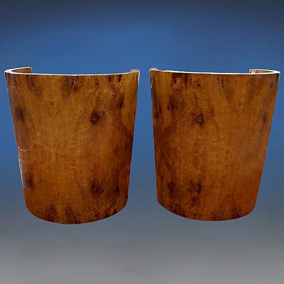 TO DIE FOR!! stunning pair Art Deco style chairs.