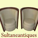 EXTRAVAGANZA in Art Deco style chairs.