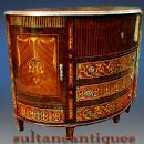 English 1930s Rosewood and Marquetry Bar