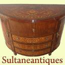 English 1930s Rosewood and Marquetry Bar
