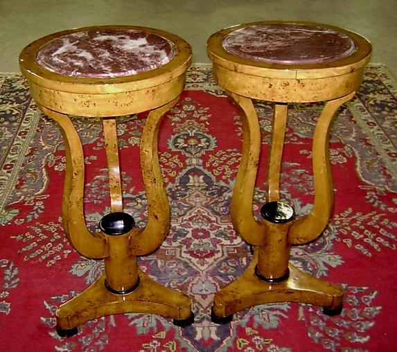 OUTSTANDING Pair of Art Deco style stands