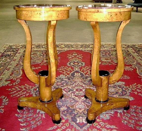 OUTSTANDING Pair of Art Deco style stands