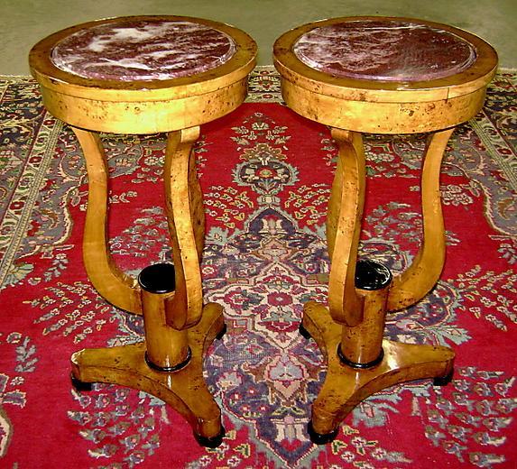 OUTSTANDING Pair of Art Deco style stands