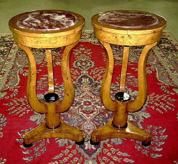 OUTSTANDING Pair of Art Deco style stands