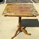 Antique English Edwardian clear Mahogany side table