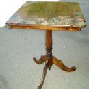Antique English Edwardian clear Mahogany side table