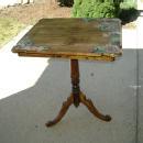 Antique English Edwardian clear Mahogany side table