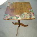 Antique English Edwardian clear Mahogany side table