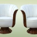 Pair of sensational Art Deco style armchairs.